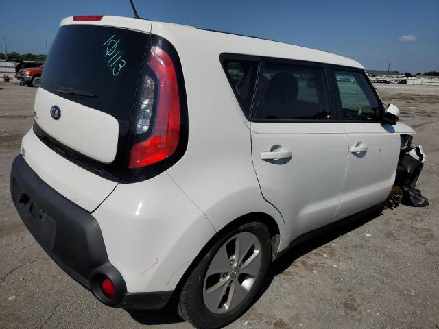 KNDJN2A21F7791074 - 2015 KIA SOUL WHITE photo 4