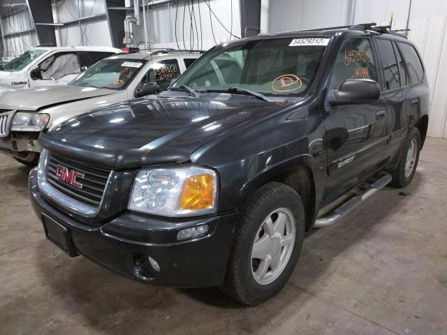 1GKDT13S232366986 - 2003 GMC ENVOY BLACK photo 2