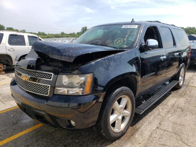 1GNFK16338J144179 - 2008 CHEVROLET SUBURBAN K BLACK photo 2