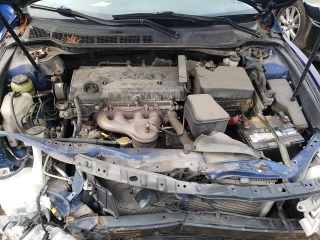 4T1BE46KX8U257144 - 2008 TOYOTA CAMRY CE BLUE photo 7