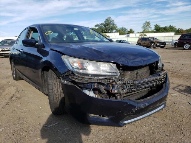 1HGCR2F3XDA120292 - 2013 HONDA ACCORD LX BLUE photo 1