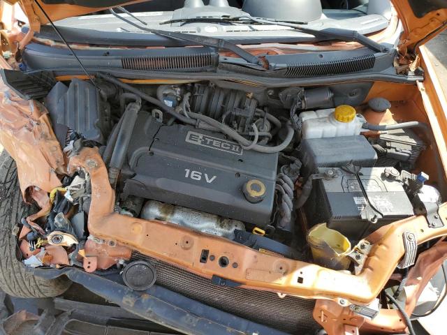 KL1TD66677B731398 - 2007 CHEVROLET AVEO BASE ORANGE photo 7