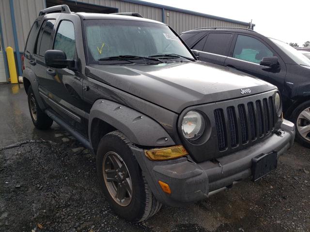 1J4GL38K95W724815 - 2005 JEEP LIBERTY RE GREEN photo 1