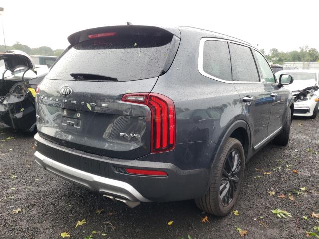 5XYP5DHCXLG050862 - 2020 KIA TELLURIDE GRAY photo 4