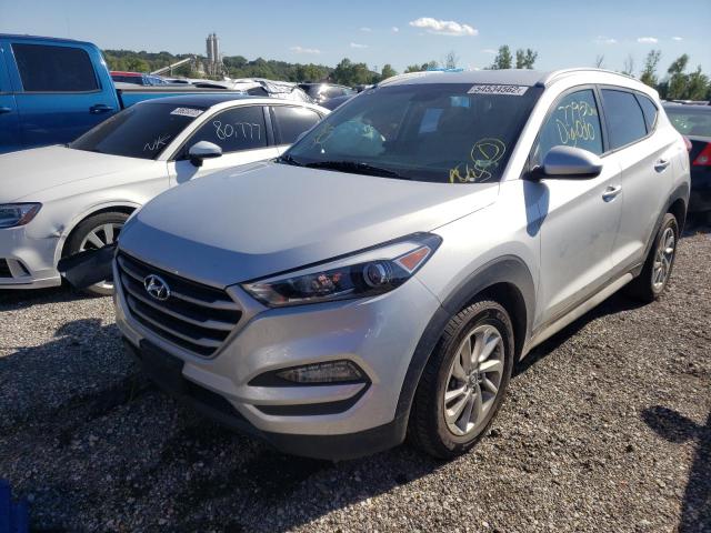 KM8J3CA42JU646306 - 2018 HYUNDAI TUCSON SEL SILVER photo 2