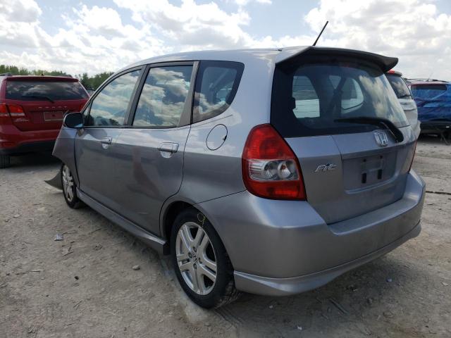 JHMGD38697S026655 - 2007 HONDA FIT S 银色 照片 3
