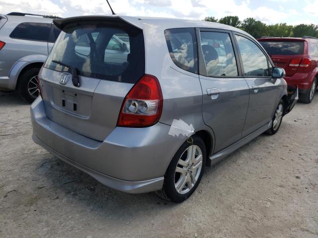 JHMGD38697S026655 - 2007 HONDA FIT S 银色 照片 4