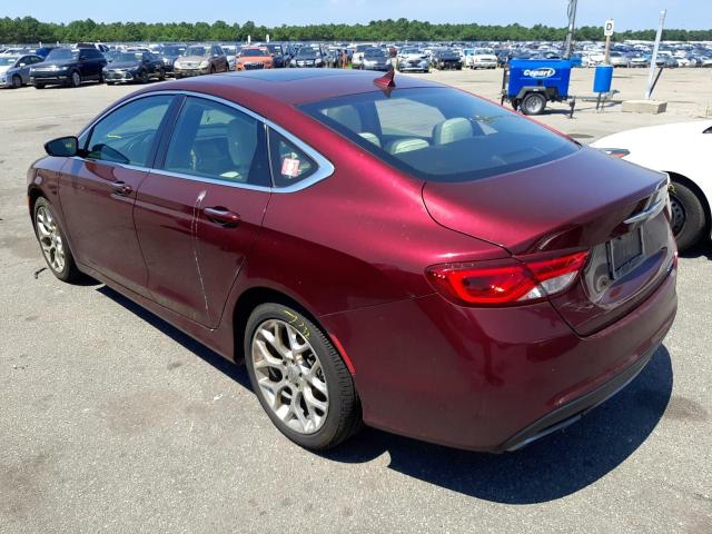 1C3CCCCGXGN125989 - 2016 CHRYSLER 200 C RED photo 3