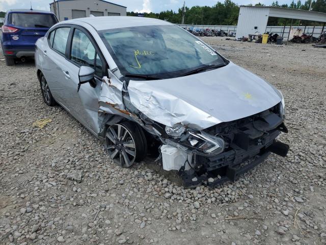 3N1CN8EV8ML809856 - 2021 NISSAN VERSA SV SILVER photo 1