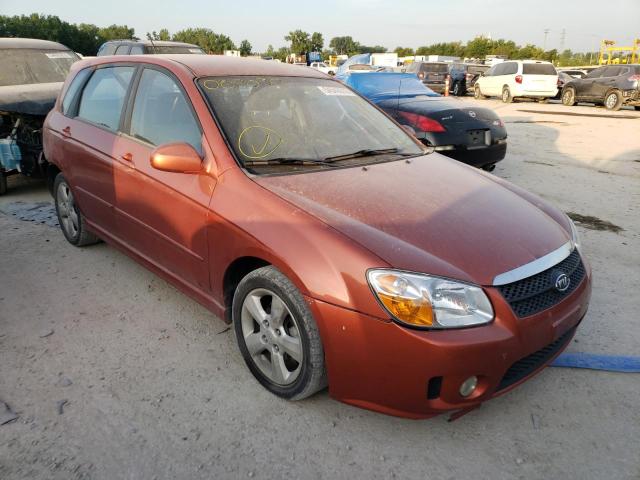 KNAFE161475007030 - 2007 KIA SPECTRA SX ORANGE photo 1