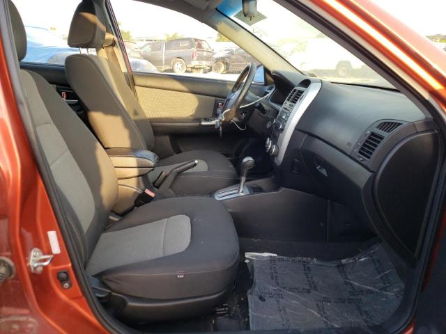 KNAFE161475007030 - 2007 KIA SPECTRA SX ORANGE photo 5