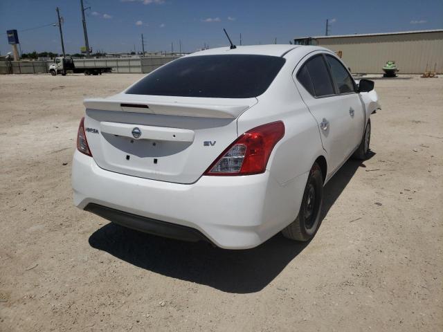 3N1CN7AP4KL850385 - 2019 NISSAN VERSA S WHITE photo 4