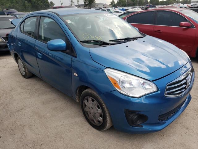 ML32F3FJ2HHF18851 - 2017 MITSUBISHI MIRAGE G4 BLUE photo 1