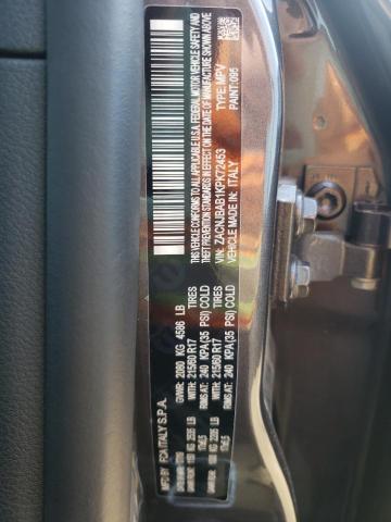 ZACNJBAB1KPK72453 - 2019 JEEP RENEGADE S Boz foto 10