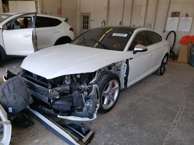 WAUC4CF51KA002811 - 2019 AUDI S5 PRESTIG WHITE photo 2