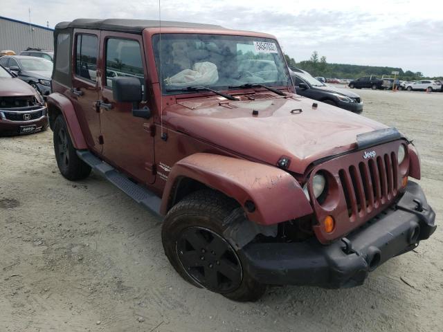 1J4GA59167L170029 - 2007 JEEP WRANGLER S BURGUNDY photo 1