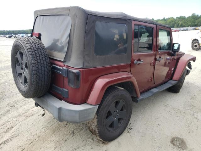 1J4GA59167L170029 - 2007 JEEP WRANGLER S BURGUNDY photo 4