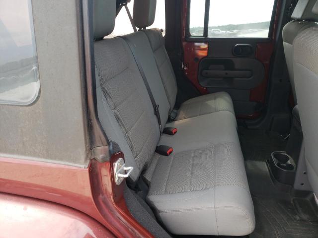 1J4GA59167L170029 - 2007 JEEP WRANGLER S BURGUNDY photo 6