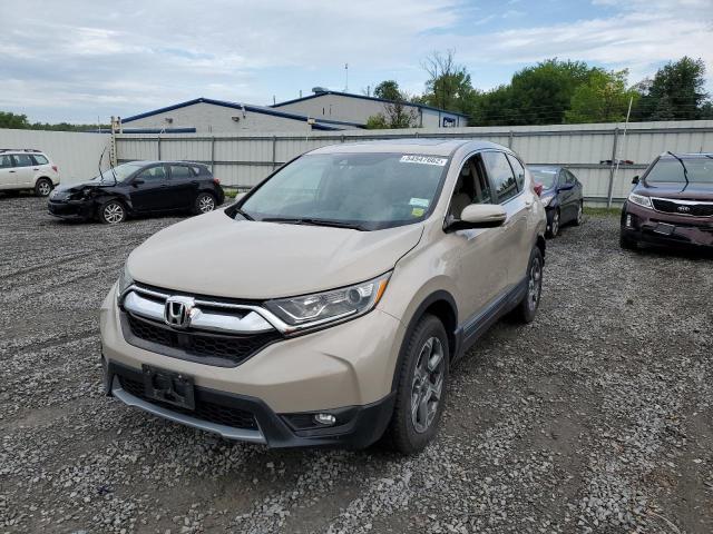 5J6RW2H8XJL023842 - 2018 HONDA CR-V EXL GOLD photo 2