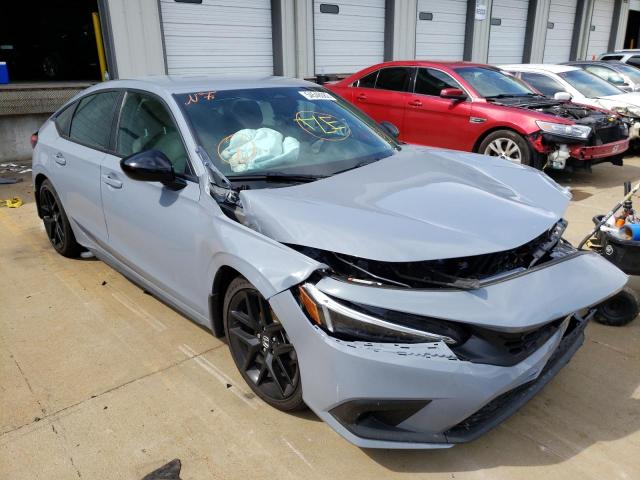 19XFL2H85NE010738 - 2022 HONDA CIVIC SPOR GRAY photo 1