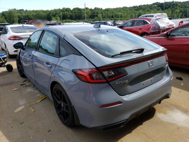 19XFL2H85NE010738 - 2022 HONDA CIVIC SPOR GRAY photo 3