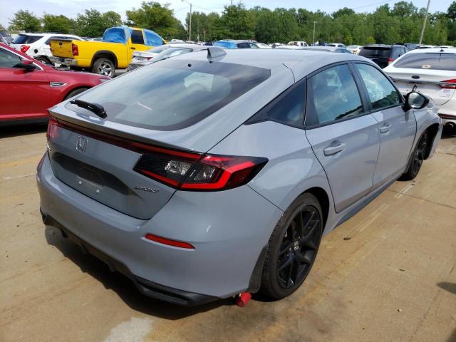 19XFL2H85NE010738 - 2022 HONDA CIVIC SPOR GRAY photo 4