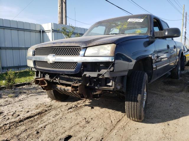 1GCGC13U65F843053 - 2005 CHEVROLET SILVERADO BLUE photo 10