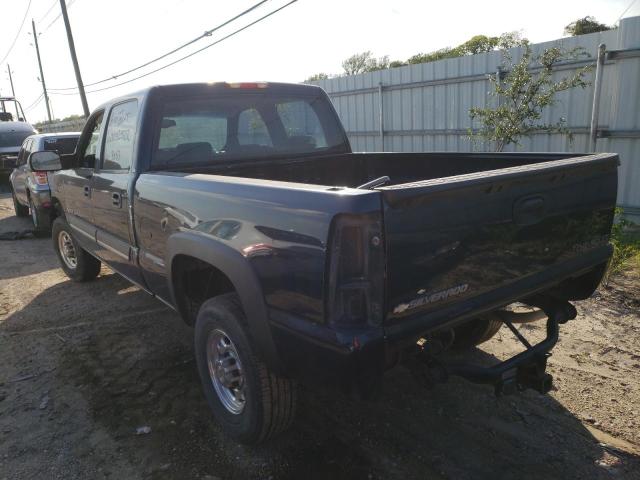 1GCGC13U65F843053 - 2005 CHEVROLET SILVERADO BLUE photo 3