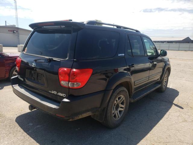 5TDBT48AX7S289187 - 2007 TOYOTA SEQUOIA LI BLACK photo 4