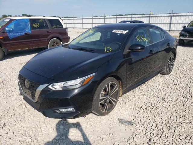 3N1AB8DV3MY251533 - 2021 NISSAN SENTRA SR BLACK photo 2