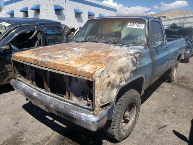 1GCEK14H4FS133248 - 1985 CHEVROLET K10 BURN photo 2