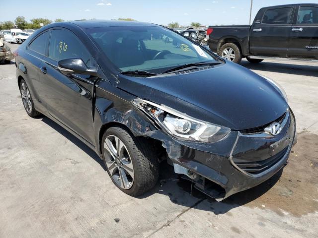 KMHDH6AH2EU024328 - 2014 HYUNDAI ELANTRA CO BLACK photo 1