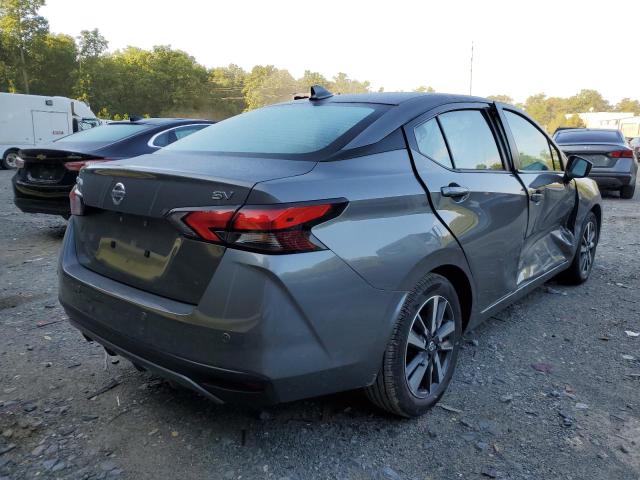 3N1CN8EV6ML851572 - 2021 NISSAN VERSA SV GRAY photo 4