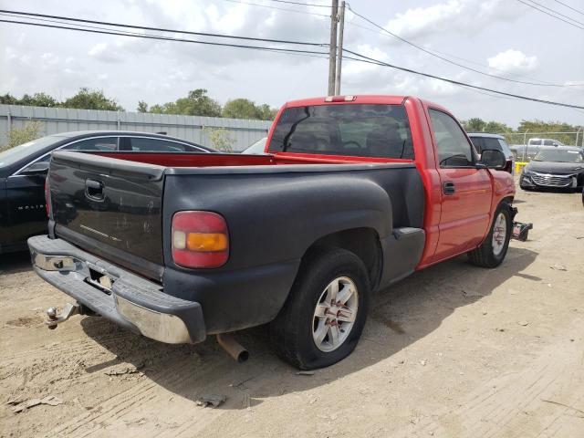 1GTEC14W5XZ539205 - 1999 GMC SIERRA 150 RED photo 4