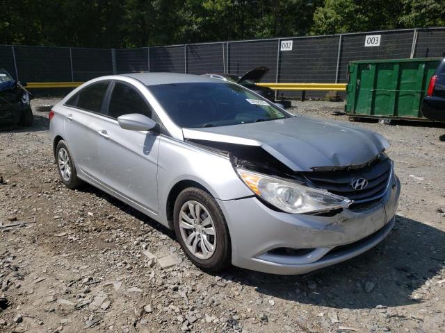 5NPEB4AC3CH345899 - 2012 HYUNDAI SONATA GLS SILVER photo 1