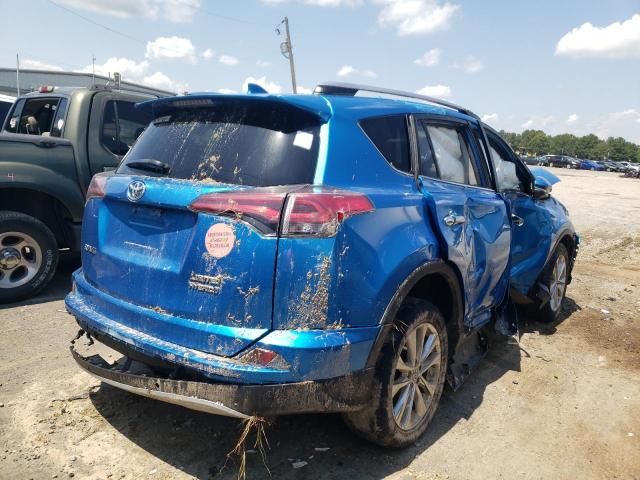 JTMDJREVXHD152931 - 2017 TOYOTA RAV4 HV LI BLUE photo 4