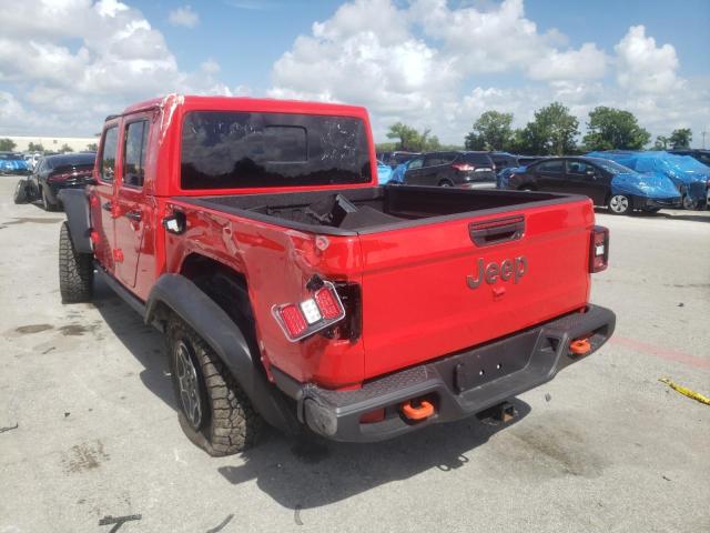 1C6JJTEG7NL145980 - 2022 JEEP GLADIATOR RED photo 3