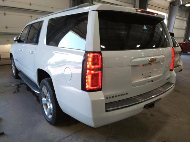 1GNSKJKC3JR203260 - 2018 CHEVROLET SUBURBAN K WHITE photo 3