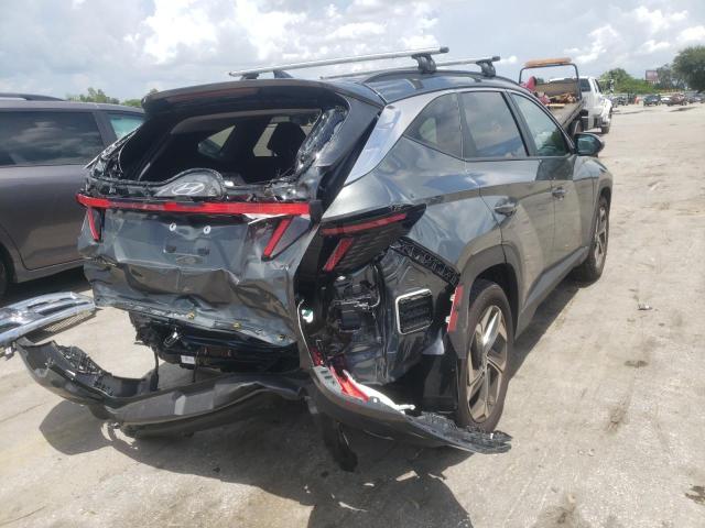 5NMJC3AE4NH120558 - 2022 HYUNDAI TUCSON SEL GRAY photo 4