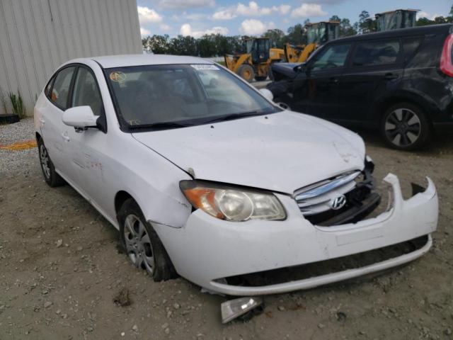 KMHDU4AD0AU983038 - 2010 HYUNDAI ELANTRA BL WHITE photo 1