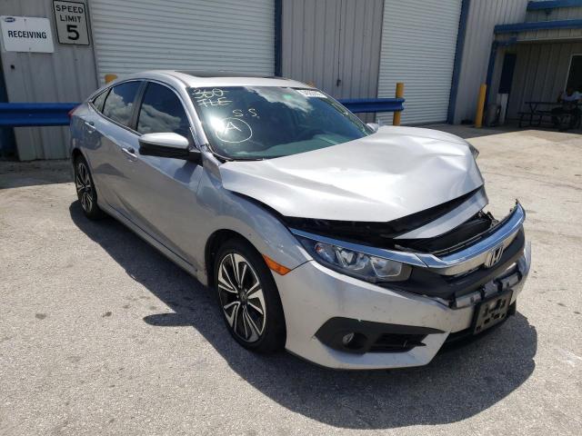 2HGFC1F78JH641309 - 2018 HONDA CIVIC EXL Gümüş foto 1