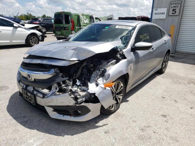 2HGFC1F78JH641309 - 2018 HONDA CIVIC EXL Gümüş foto 2