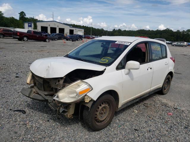 3N1BC1CP9BL434277 - 2011 NISSAN VERSA S WHITE photo 2