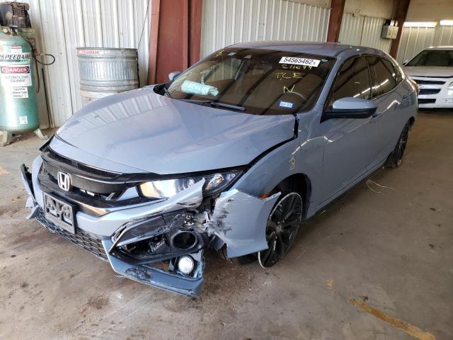 SHHFK7H43LU211699 - 2020 HONDA CIVIC SPOR BLUE photo 2