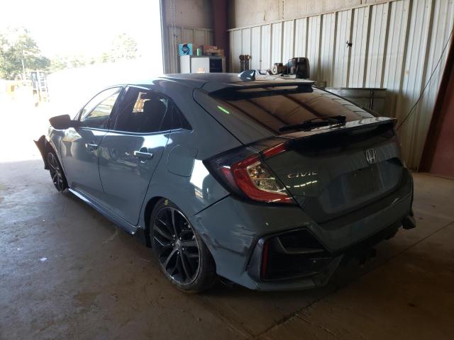 SHHFK7H43LU211699 - 2020 HONDA CIVIC SPOR BLUE photo 3