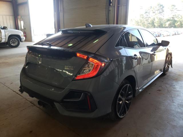 SHHFK7H43LU211699 - 2020 HONDA CIVIC SPOR BLUE photo 4