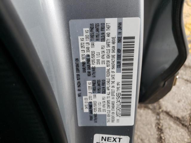 JM3TCADYXL0415459 - 2020 MAZDA CX-9 GRAND SILVER photo 10