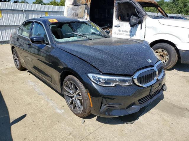 3MW5R7J56K8B02584 - 2019 BMW 330XI BLACK photo 1