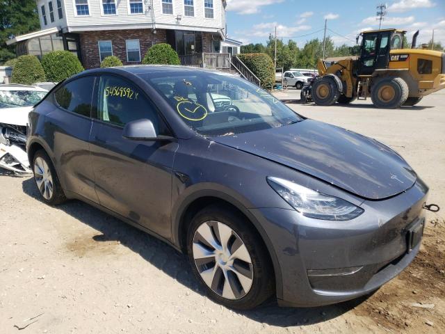 5YJYGDEE1MF086727 - 2021 TESLA MODEL Y رمادي صورة 1