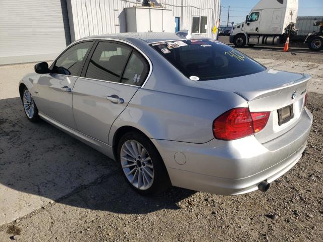 WBAPN7C55BA780393 - 2011 BMW 335 D SILVER photo 3